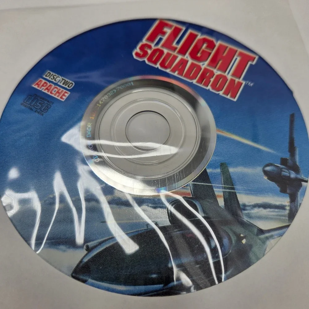 MacSoft Flight Squadron PC Game 3-Disc Set Vintage Windows 95 MS-DOS Sim 5 Games